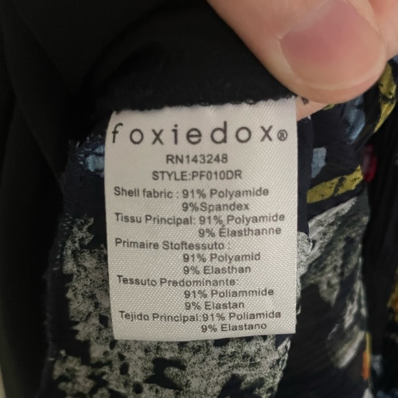 Anthropologie Foxidox Floral Print Short Sleeve Dress Size S - Picture 11 of 12